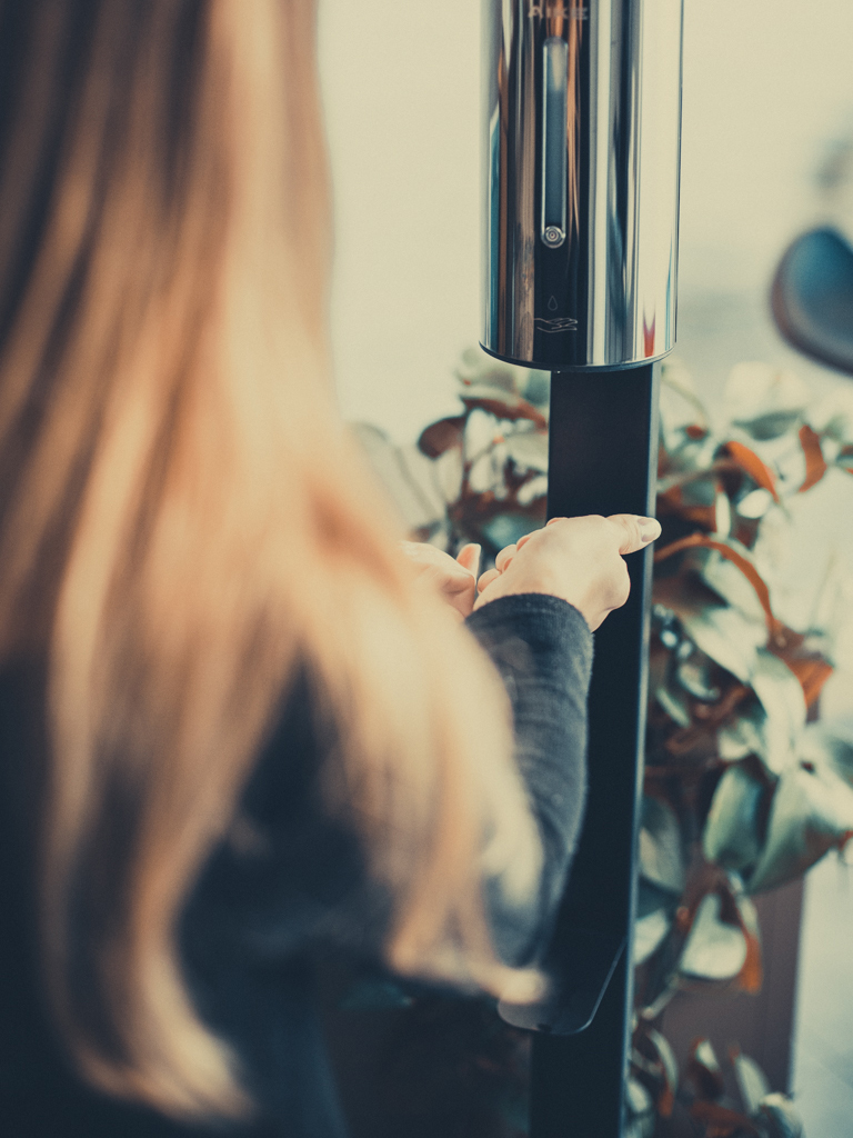 Igienizzazione mani - Parruccheria Ricciolo Cagliari
